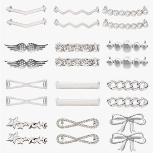 24 PCS Silver Color Shoelace Charms